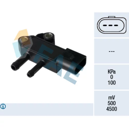 Snímač tlaku výfukových plynov FAE 16120