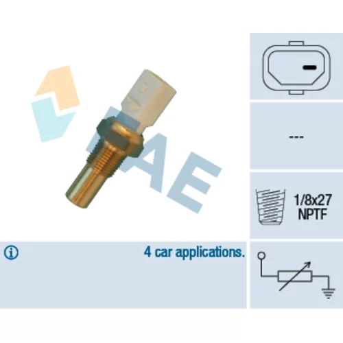 Snímač teploty chladiacej kvapaliny 32630 /FAE/