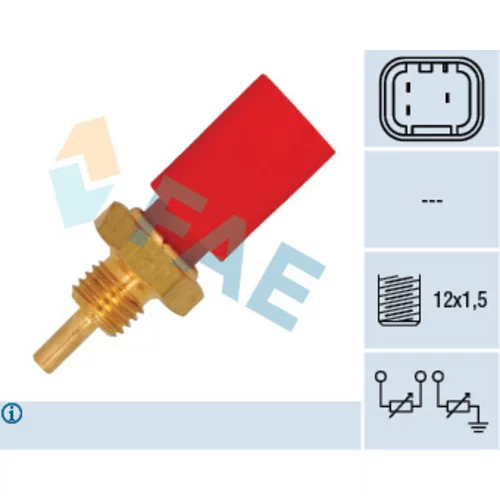 Snímač teploty chladiacej kvapaliny FAE 33725