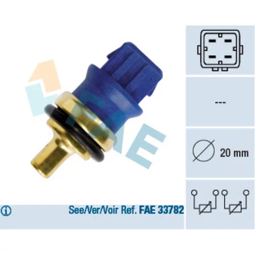 Snímač teploty chladiacej kvapaliny FAE 33780