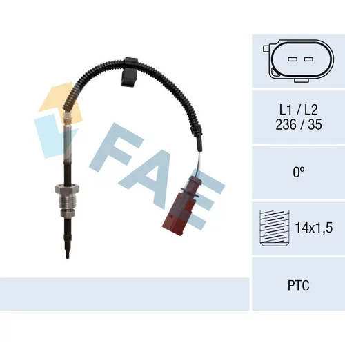 Snímač teploty výfukových plynov FAE 68033