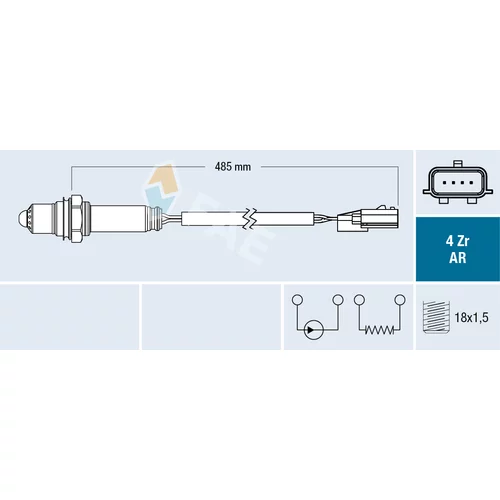 Lambda sonda FAE 75634