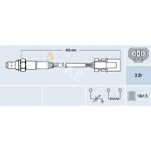 Lambda sonda FAE 77122