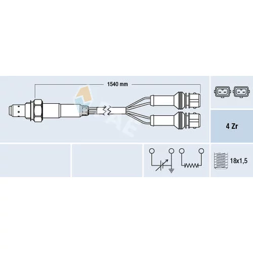 Lambda sonda FAE 77127