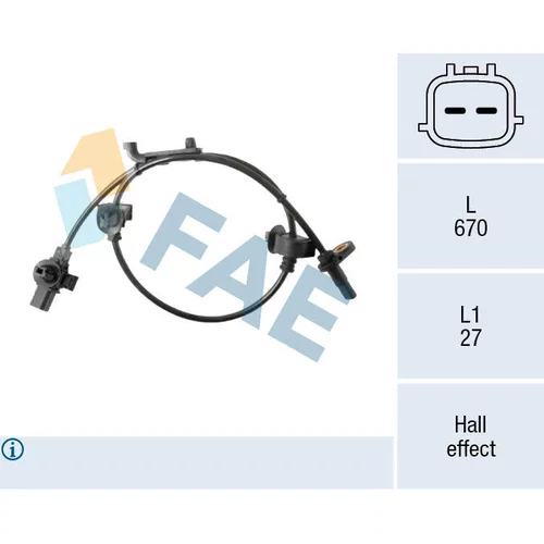 Snímač počtu otáčok kolesa FAE 78709
