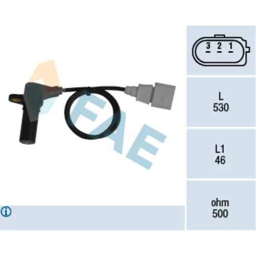 Snímač impulzov kľukového hriadeľa FAE 79063