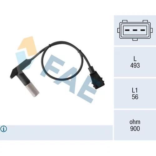 Snímač impulzov kľukového hriadeľa FAE 79208