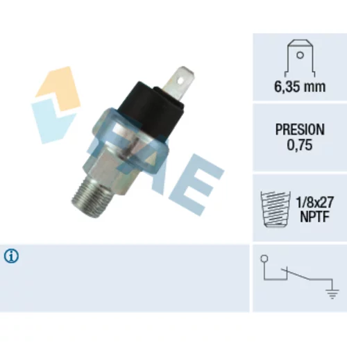 Olejový tlakový spínač FAE 13350