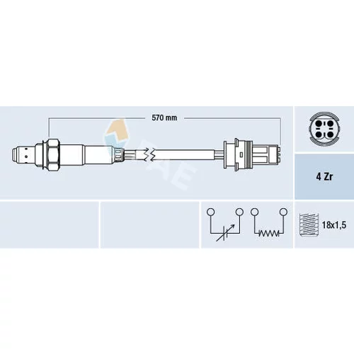 Lambda sonda FAE 77268