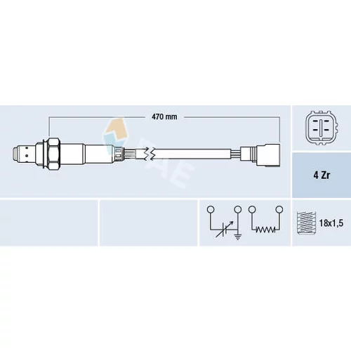 Lambda sonda FAE 77331