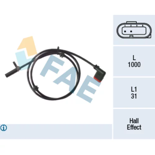 Snímač počtu otáčok kolesa FAE 78289