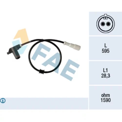 Snímač počtu otáčok kolesa FAE 78351