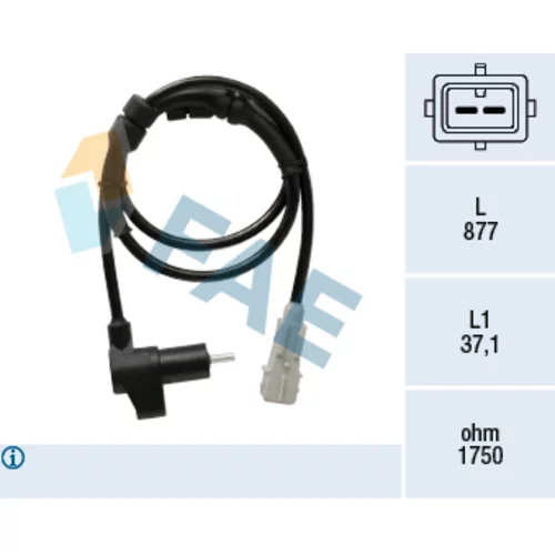 Snímač počtu otáčok kolesa FAE 78371