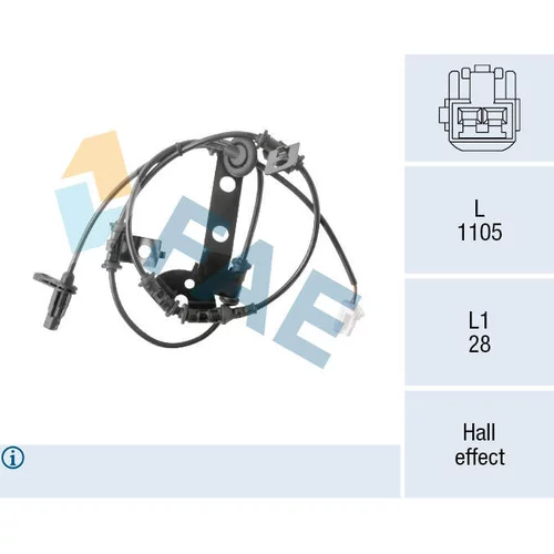 Snímač počtu otáčok kolesa FAE 78568
