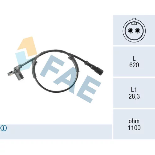 Snímač počtu otáčok kolesa FAE 78588