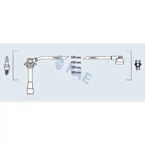 Sada zapaľovacích káblov FAE 83262