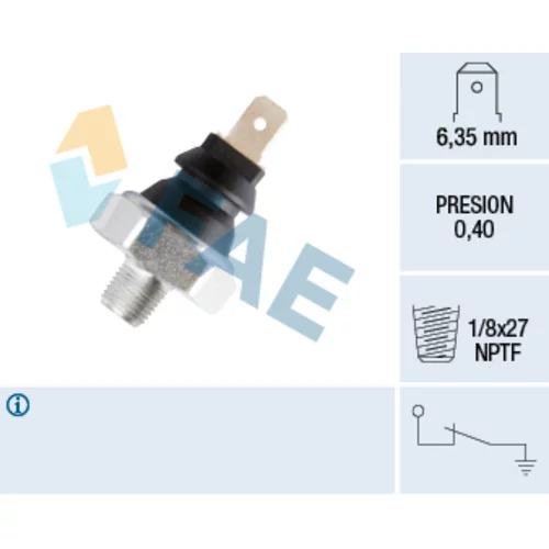 Olejový tlakový spínač FAE 11280