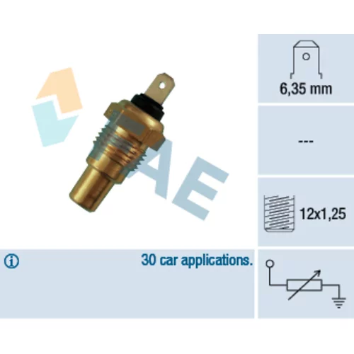Snímač teploty chladiacej kvapaliny FAE 31680