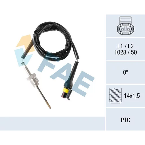 Snímač teploty výfukových plynov FAE 68009