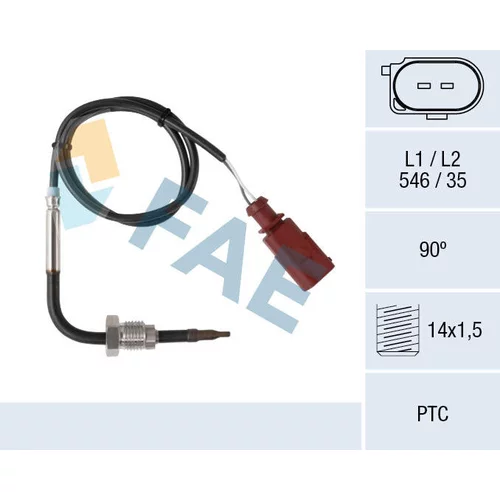 Snímač teploty výfukových plynov FAE 68016