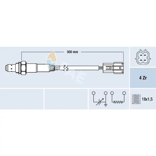 Lambda sonda FAE 77395