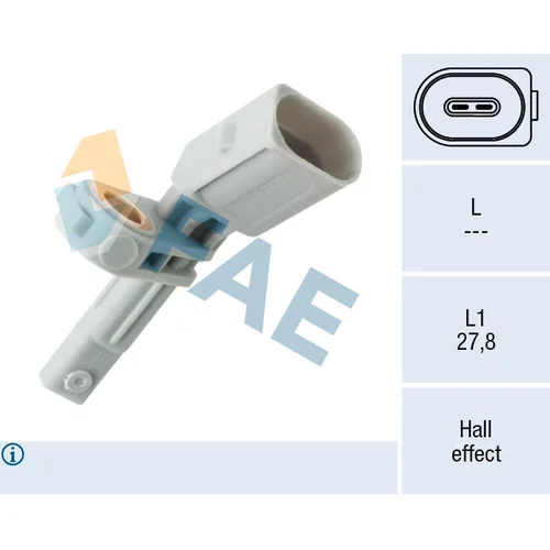 Snímač počtu otáčok kolesa FAE 78141