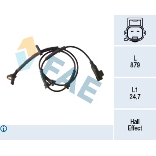 Snímač počtu otáčok kolesa FAE 78286