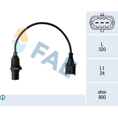 Snímač impulzov kľukového hriadeľa FAE 79484