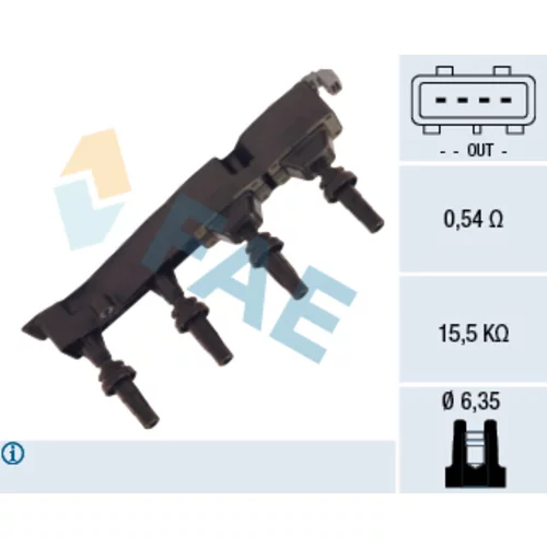 Zapaľovacia cievka FAE 80235