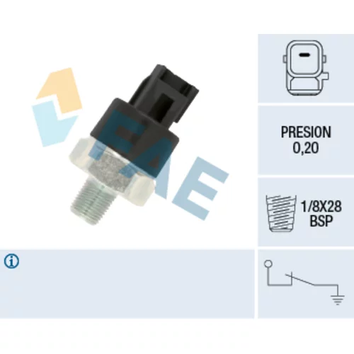 Olejový tlakový spínač FAE 12550