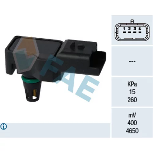 Snímač tlaku v sacom potrubí FAE 15075
