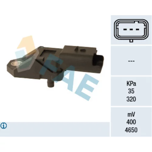 Snímač tlaku v sacom potrubí FAE 15107