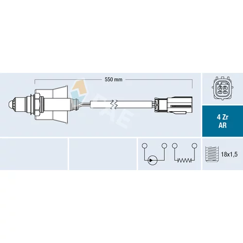 Lambda sonda FAE 75704