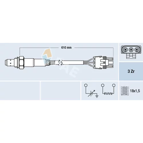 Lambda sonda FAE 77118