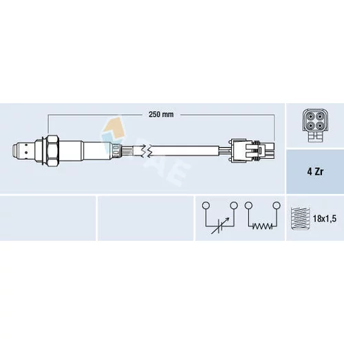 Lambda sonda FAE 77129