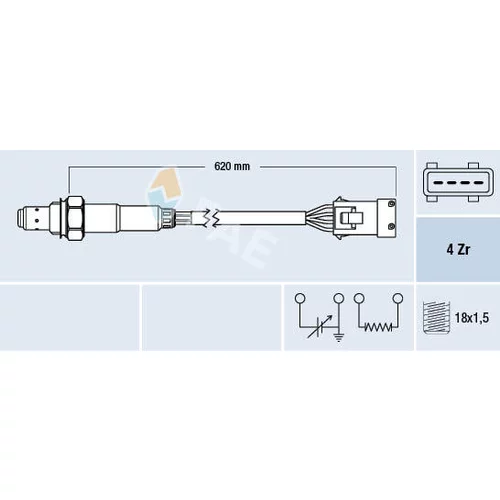 Lambda sonda FAE 77163