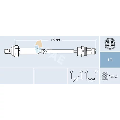 Lambda sonda FAE 77190