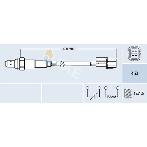 Lambda sonda FAE 77290