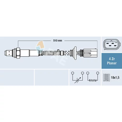 Lambda sonda FAE 77428