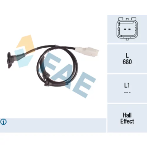 Snímač počtu otáčok kolesa FAE 78181