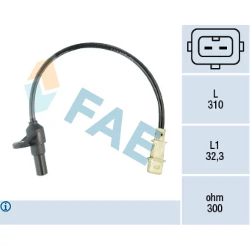 Snímač impulzov kľukového hriadeľa FAE 79084