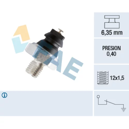 Olejový tlakový spínač FAE 12200