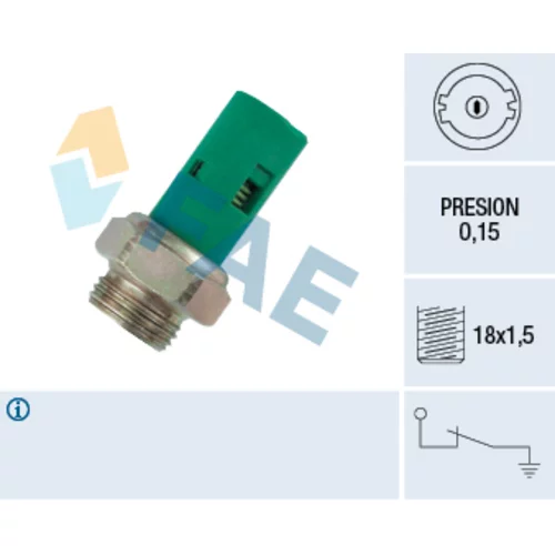 Olejový tlakový spínač FAE 12520