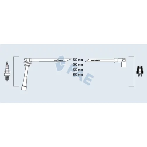 Sada zapaľovacích káblov FAE 85391
