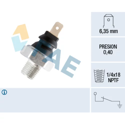 Olejový tlakový spínač FAE 11320
