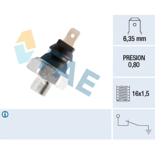 Olejový tlakový spínač FAE 11630