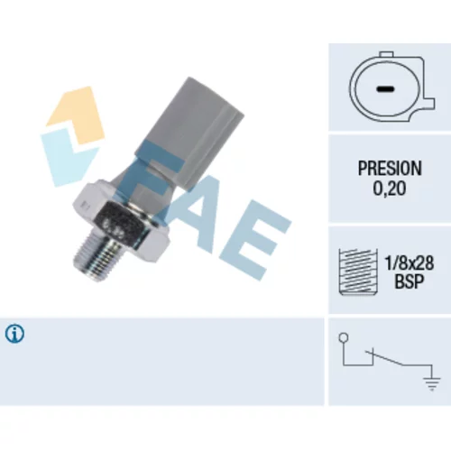 Olejový tlakový spínač FAE 12830