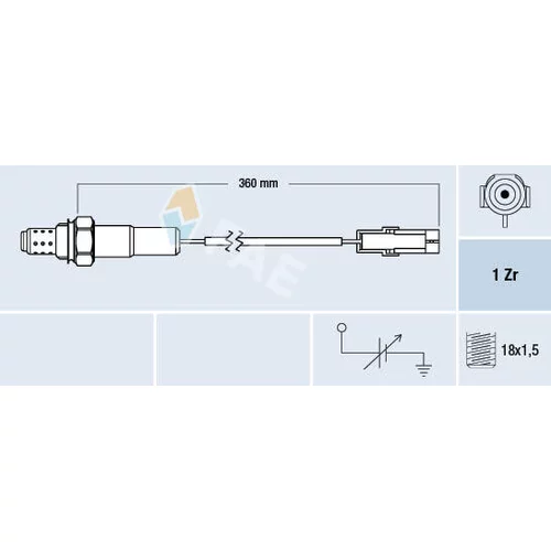 Lambda sonda FAE 77101