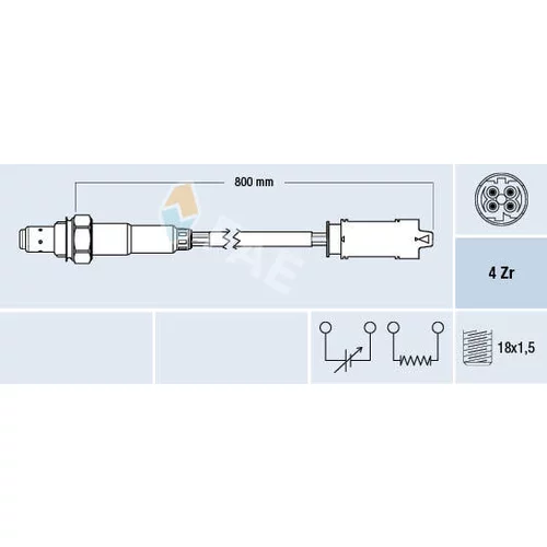 Lambda sonda FAE 77237