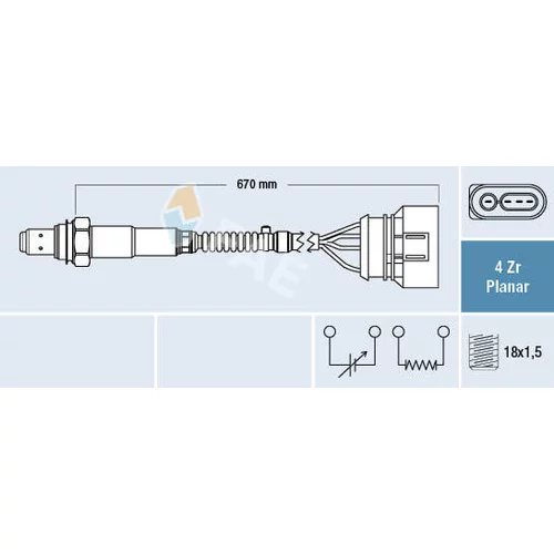 Lambda sonda FAE 77302